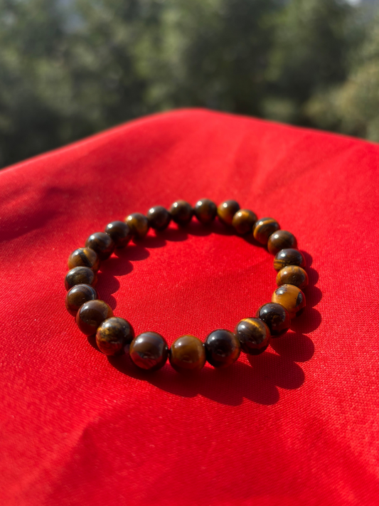 Tiger Eye Bracelet – Strength, Confidence & Protection🕉️