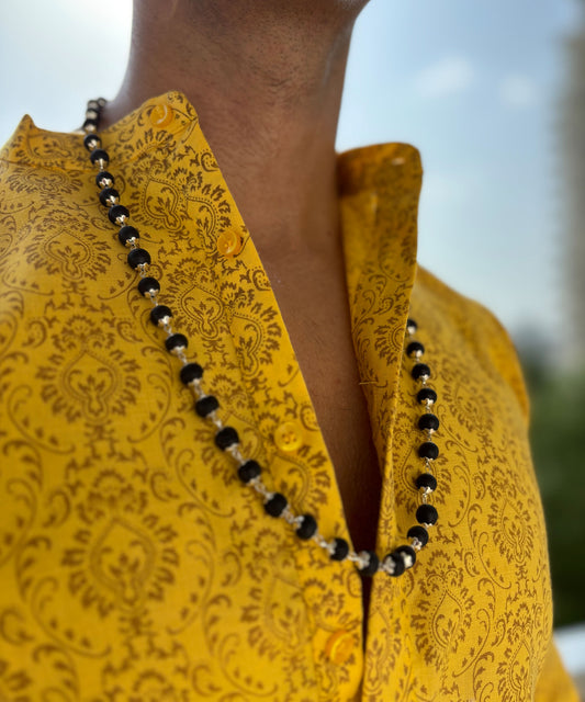 Silver Karungali Mala – Divine Protection With Govt. Lab Certification