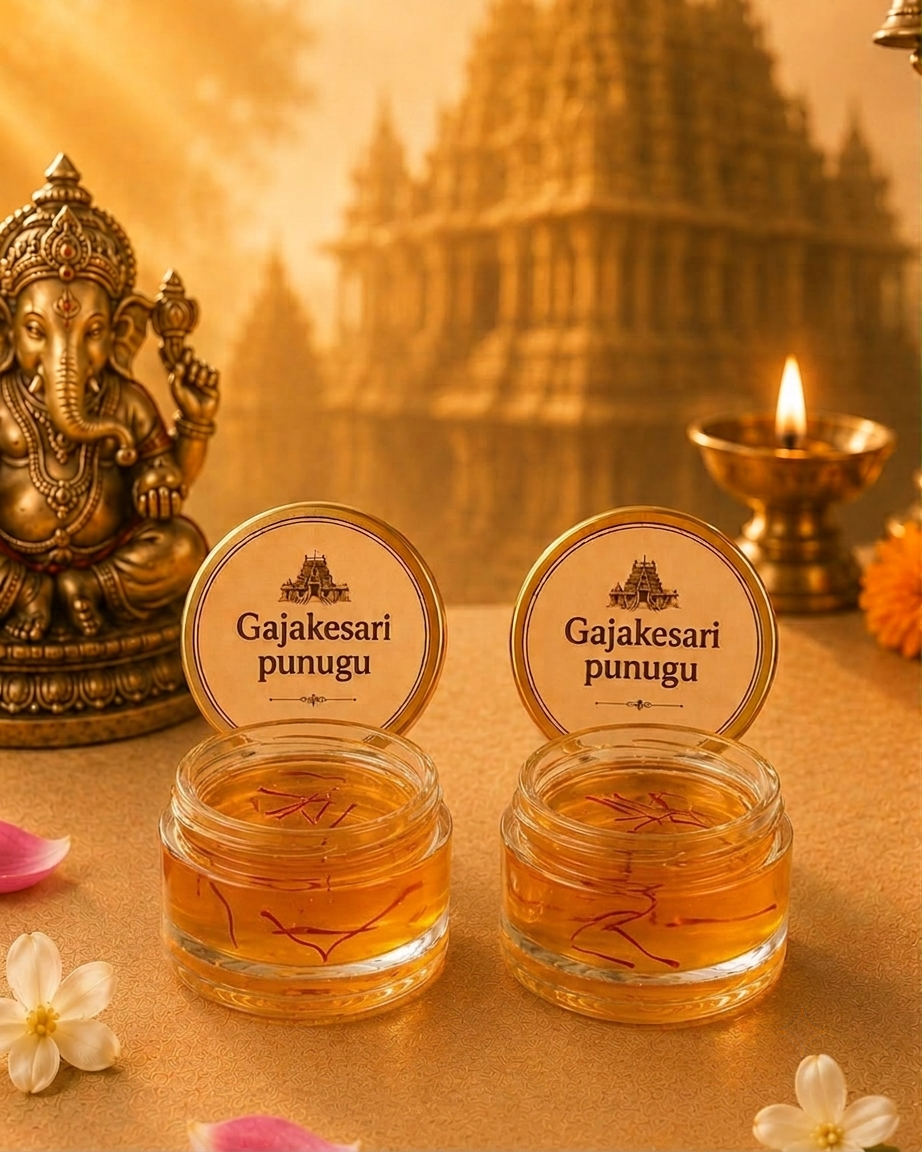 Gajakesari Pure Punugu – Sacred Temple Fragrance Pack of 2