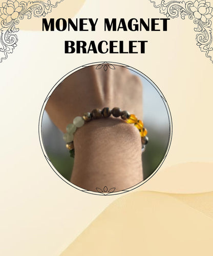 Money Magnet Bracelet + Evil Eye Bracelet (Free) – Attract Wealth & Prosperity With Govt. Lab Certification