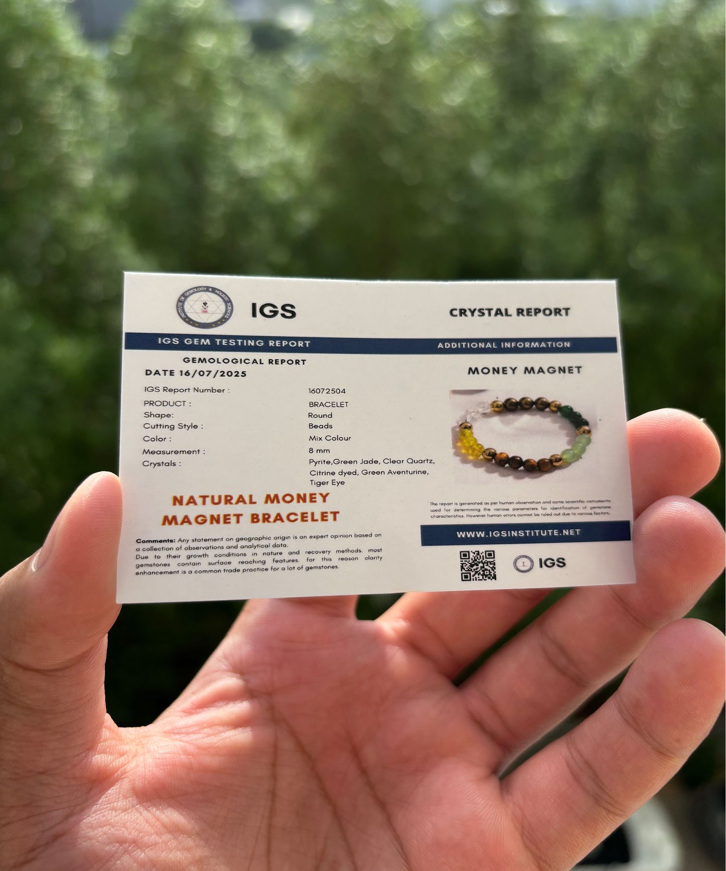 Money Magnet Bracelet + Evil Eye Bracelet (Free) – Attract Wealth & Prosperity With Govt. Lab Certification